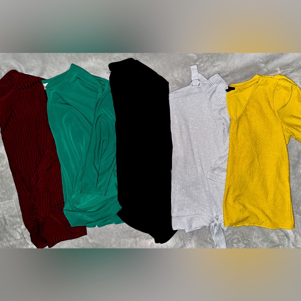 LOT of 5 3/4 Sleeve Cato’s Tops
